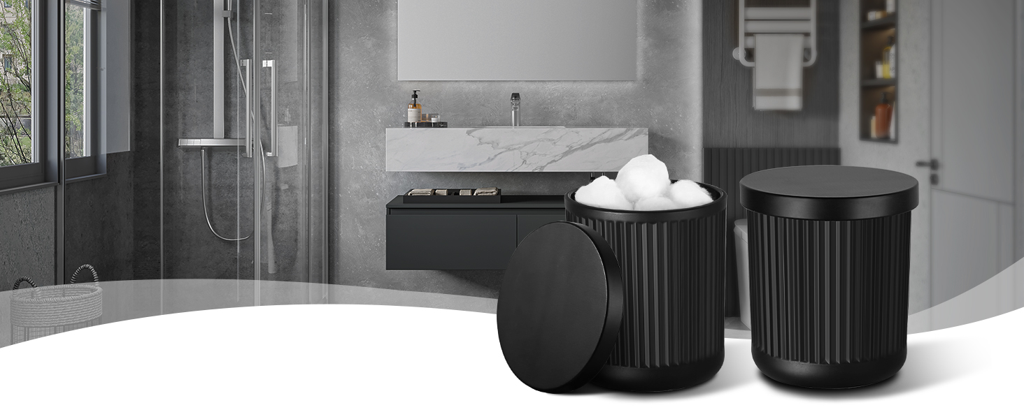 black matte bathroom accessories
