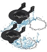 2 Pack 2-Inch Toilet Flapper Replacement Kit, Universal Flush Valve Flapper – Fits Kohler, Toto &...