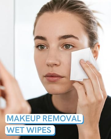 Makeup removal wet wipes
