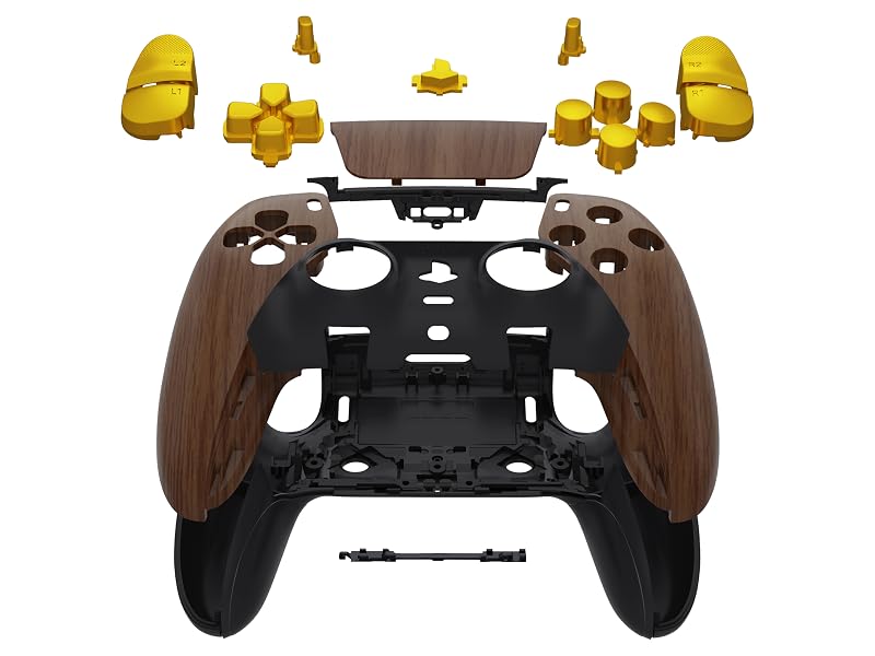 eXtremeRate Full Set Shell Buttons Touchpad Cover for PS5 Edge Controller Replacement Shell Plates