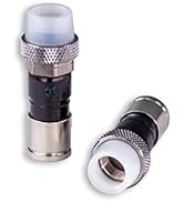 SatelliteSale Indoor/Outdoor Coaxial F-Type Weather-Seal Connectors for RG-6 Coax Cables (Pack of...
