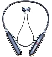 CHUYI Wireless Bluetooth Neckband Headphone, Ergonomic Hanging Neck Magnetic Attraction Earphone ...