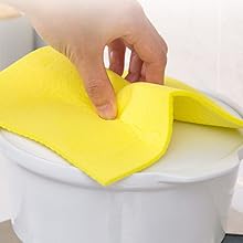 Compressed Cellulose Sponges Non-Scratch Natural Sponge Cleaning Scrub Sponge kitchen Cut-Outs DIY