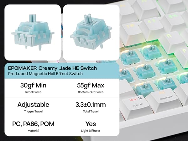 EPOMAKER G84 HE Wireless Gaming Keyboard