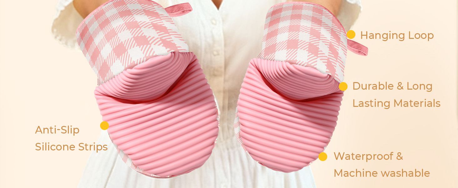 chiccrest Mini Oven Mitts Heat Resistant