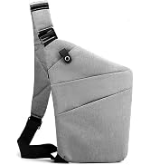 Anti Theft Travel Bag Sling Cross-body Bag Large Capacity | 5 pockets greater capacity;Anti-theft...