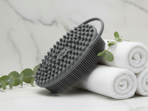 massage avilana silicone body scrubber