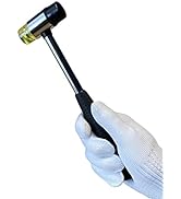 BOOSDEN Double-Faced Soft Hammer Mallet, Rubber Hammer, Soft Hammer for Home Decoration Installat...