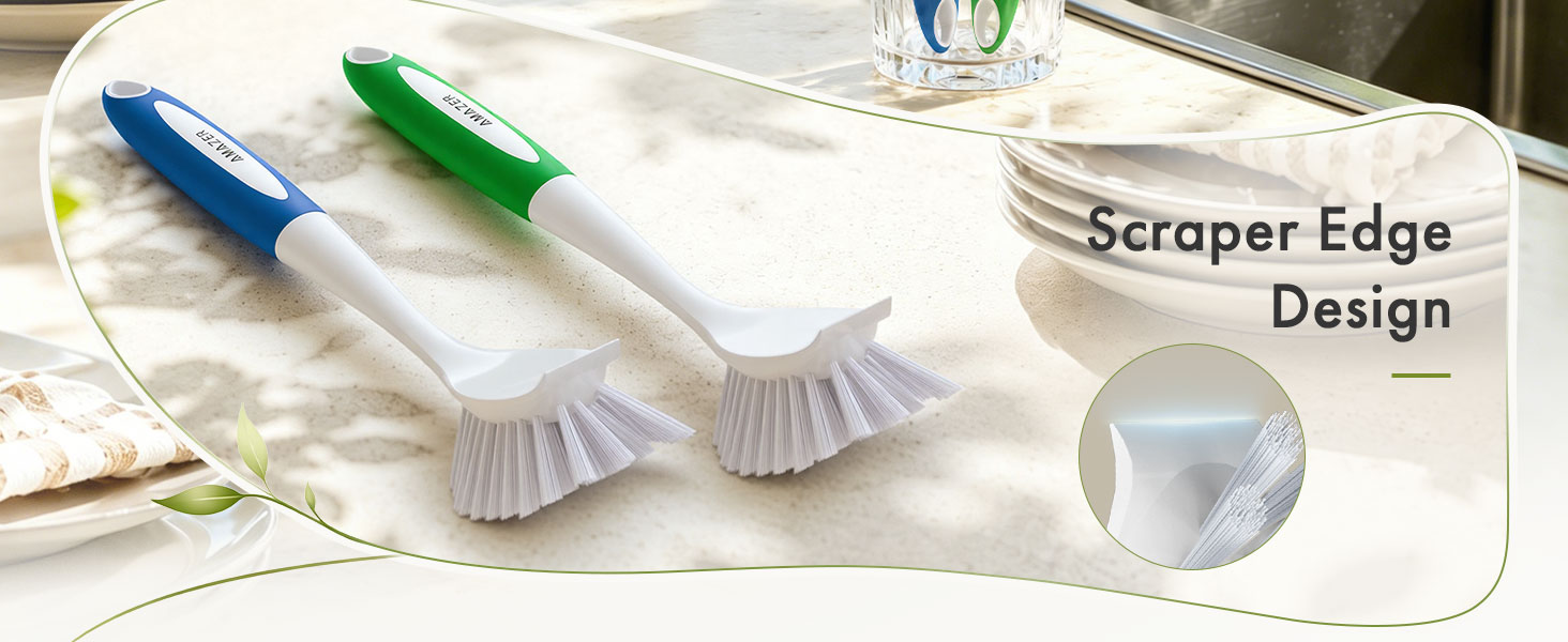 dish brush with handle