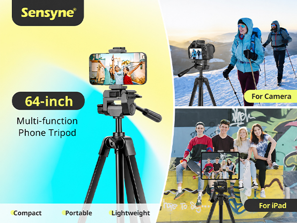 Sensyne 64" Camera Tripod Stand
