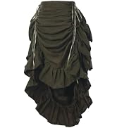 GRACEART Women's Victorian Steampunk Skirt Pirate Costume Burlesque