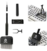 Keyboard Cleaner & Laptop Cleaning Kit - 9-in-1 Electronics Cleaning Brush Set with Keycap Puller...