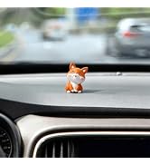 YGMONER Cute Fox Dashboard Decoration - Resin Mini Figurines (1.6 inch) - Car Dash Decor Accessor...