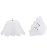 Aspen Creative 28003-15-2, Clip-on Tulip Shade for A-Type Bulb Indoor Location Light Fixtures/Whi...