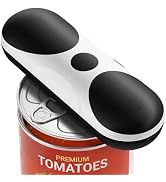 Electric Can Opener, One-Touch Automatic Can Opener, USB Rechargeable Electric Can Opener for Sen...
