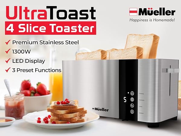 4 slice toaster
