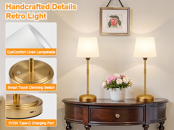 Table lamp details