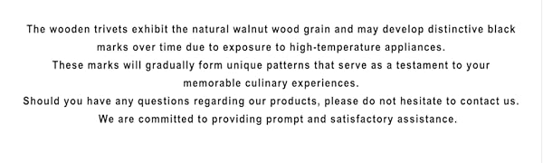 The wooden trivets