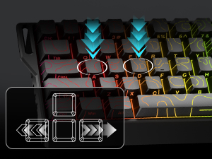 NS68 Hall Effect Rapid Trigger Gaming Keyboard