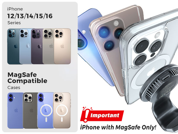 265 MagSafe car mount charger wireless