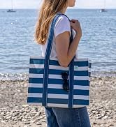 VENO 2 Pack Reusable Grocery Bags with Zipper, Heavy Duty Large Utility Tote with Hard Bottom, Fo...