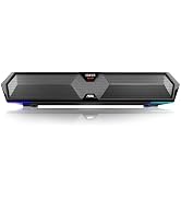 Edifier MG300 Computer Sound Bar: Loud Speakers with Deep Bass - Switch RGB Built-in Microphone f...