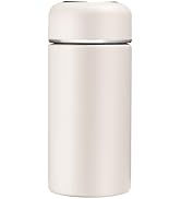 Mini 7 oz Stainless Steel Insulated Vacuum Water Bottle, Cute Small Thermoses, Flask, Leak Proof,...