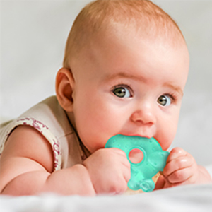 teethe teethera rasca encias chewing green tethers cloths small tether purse teethibg soother pure