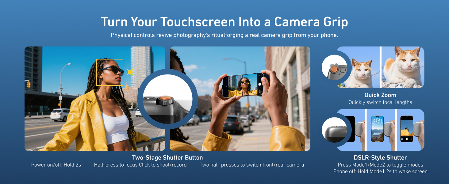 Fun Shot Magnetic Phone Camera Grip