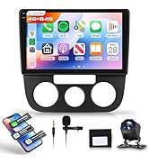 Orderich 4G+64G Android Car Radio for VW Jetta 2006-2010 with Wireless CarPlay Android Auto, 10” ...