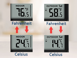 atomic clock outdoor temperature