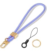 Fishent Keychain Wristlet lanyard, Cute Key Chain Holder, Upgraded Woven Wrist Lanyard for Keys, ...