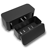 Cord Organizer Box - Wire Storage Box for Extension Cord, Power Strips, and Surge Protector Wire ...