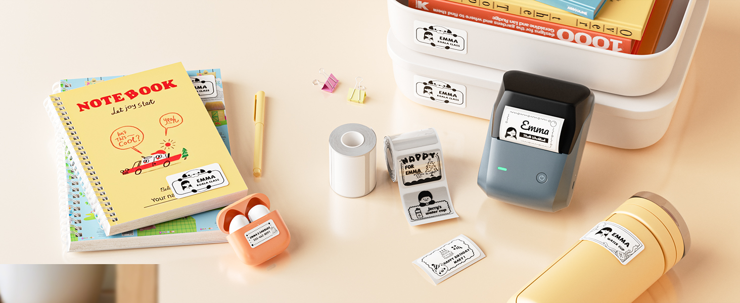 NIIMBOT B1 Pro Label Maker for School Items