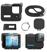 FitStill Silicone Sleeve Rubber Case for Go Pro Hero 4K,Protective Housing Case Replace Battery S...