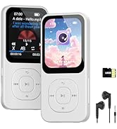 PECSU 64GB MP3 Player with Bluetooth 5.3, 30 Hrs Playtime, HD Screen Portable Music Player for Sp...