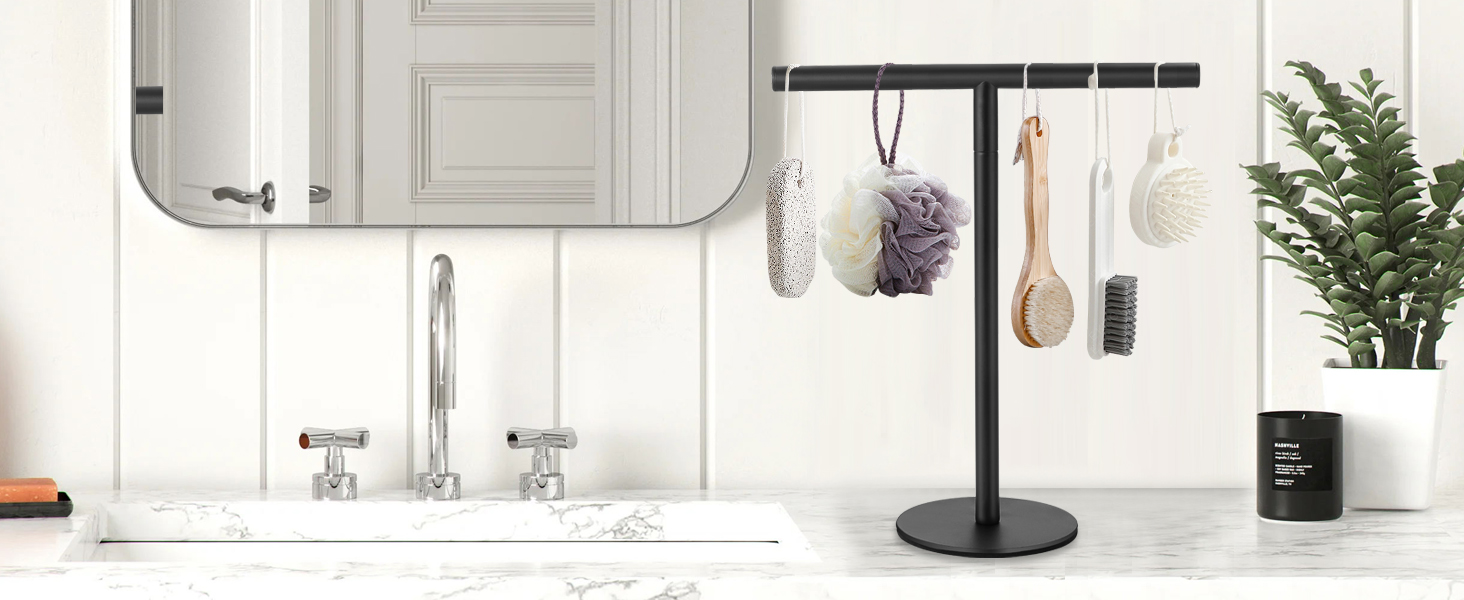bathroom towel rack