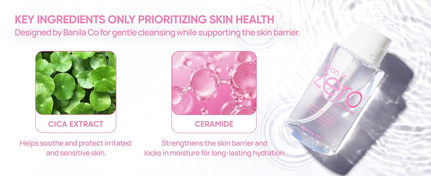 key ingredients of cleansing water