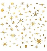 Sparkle Decals Star Decals, Nursery Wall Decal, Kids Room Decor, Star Wall Decor, Sparkle Wall Ar...