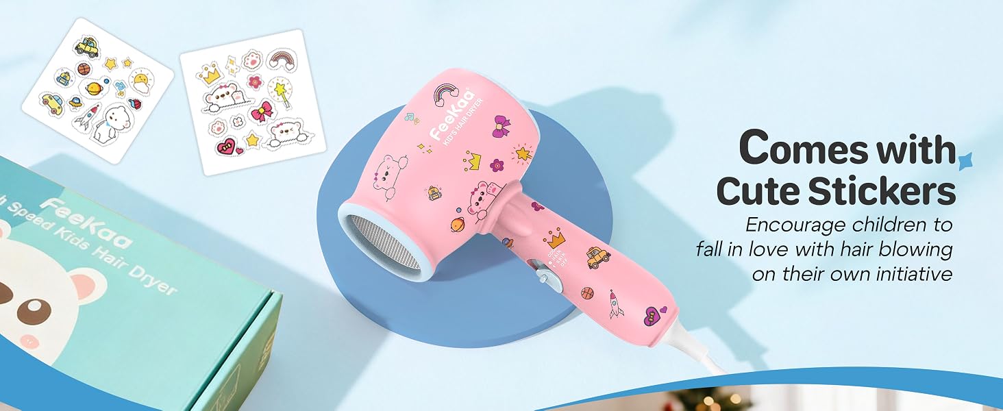 pink hair dryer