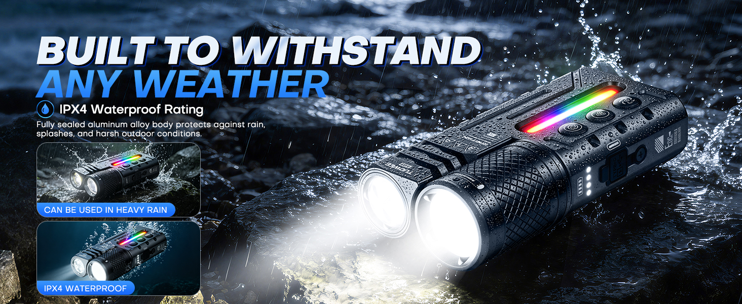 flat edc flashlight