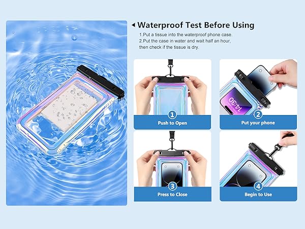 waterproof phone case with Lanyard