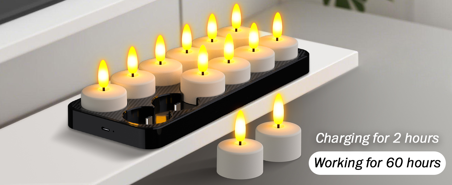 rechargeable tea lights