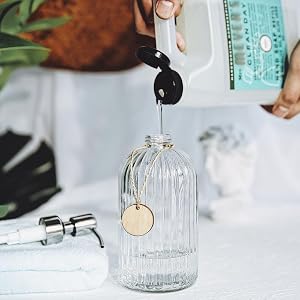 glass soap dispenser