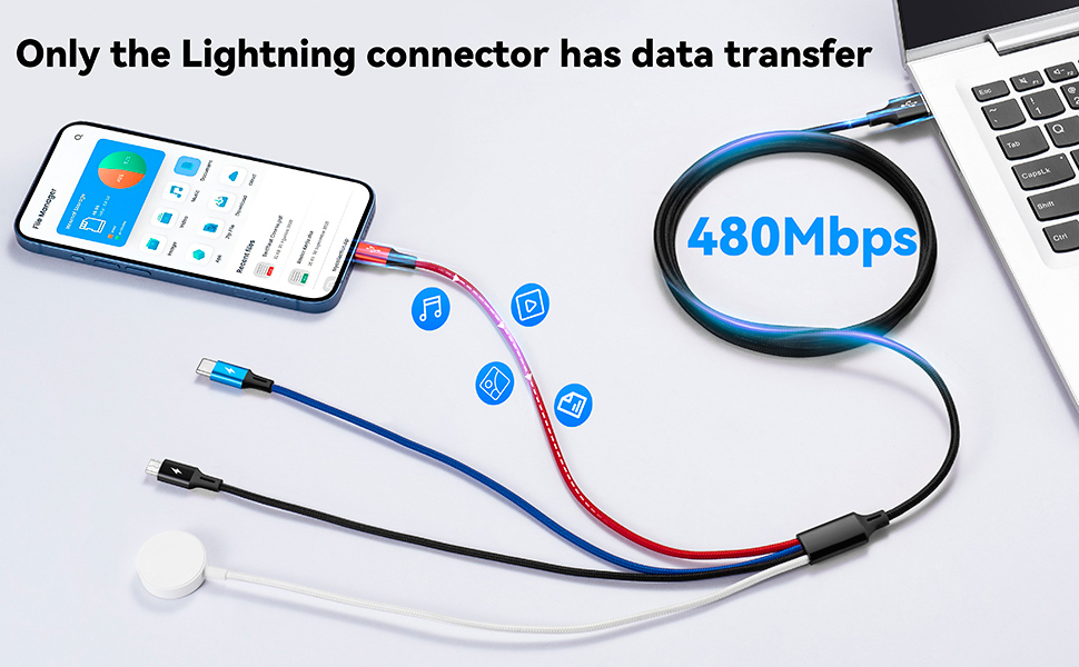 fast charging and data syncing apple carplay lightning cable usbc charger cord iwatch charger cable