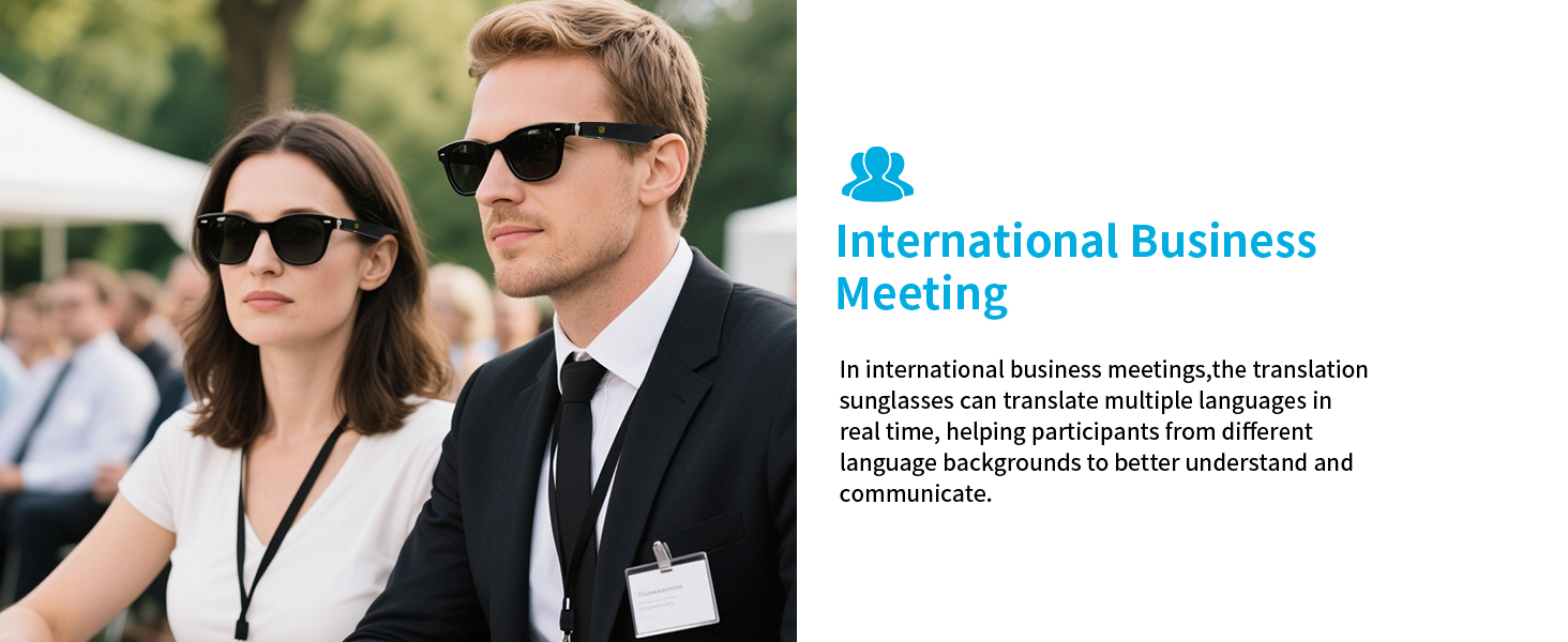 AI Bluetooth Sunglasses for Women Men