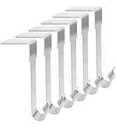 Doitory Christmas Stocking Holder Hanger,4 or 6 Pack Stocking Holders for Fireplace and Mantle fo...