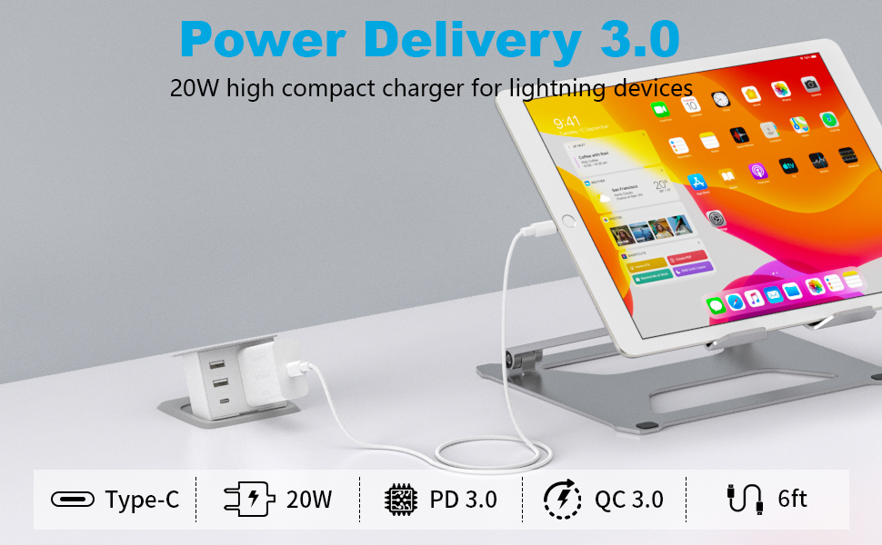USB C to Lightning Long Cable
