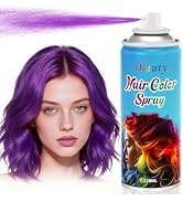 Purple Hair Spray, Temporary Hair Color Spray for Women and Kids, Washable Purple Hair Dye, One-T...