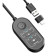 STARSIKI 3-Button Mouse Jiggler with Timer, Undetectable Mouse Mover, USB/USB C Mice Juggler with...